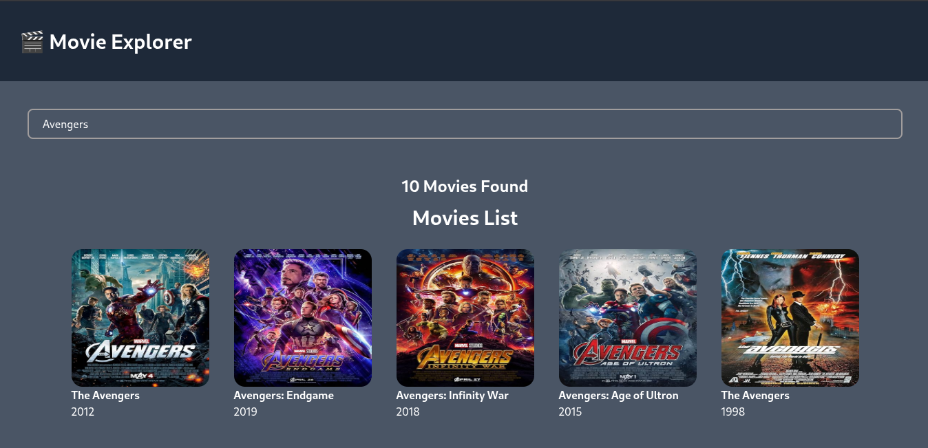 Movie Search Application