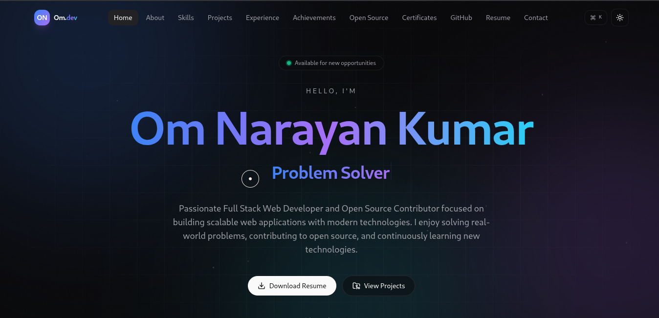 Portfolio Website